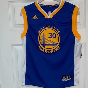 Youth NBA Golden State Warriors Stephen Curry Adidas Jersey,  M